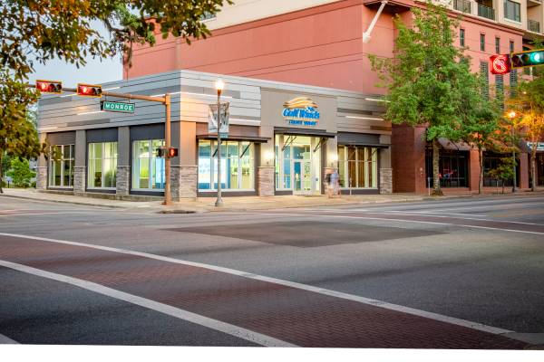 exterior view of the Monroe Street branch