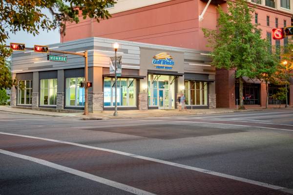 exterior view of the Monroe Street branch