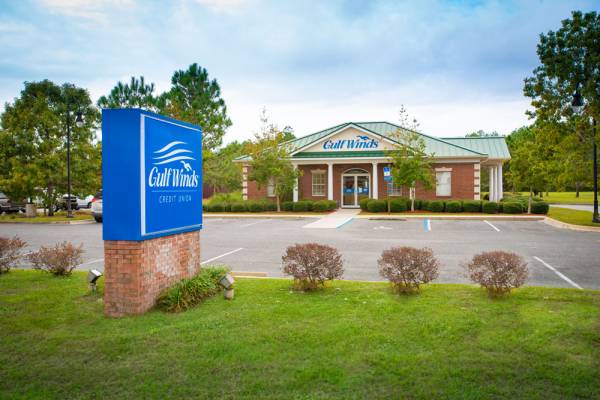 exterior view of the Crawfordville branch